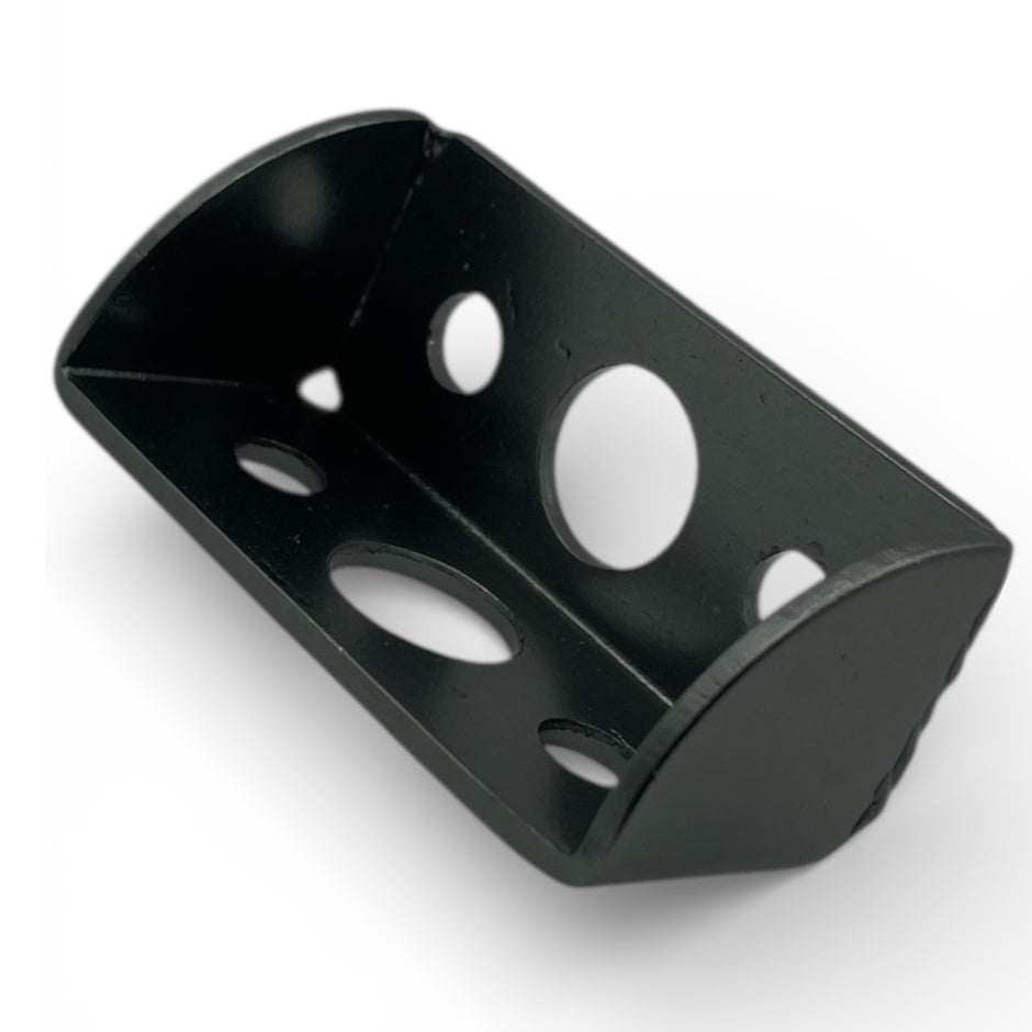 TIG-Welded Aluminium Mudflap Bracket, Titanium Grey