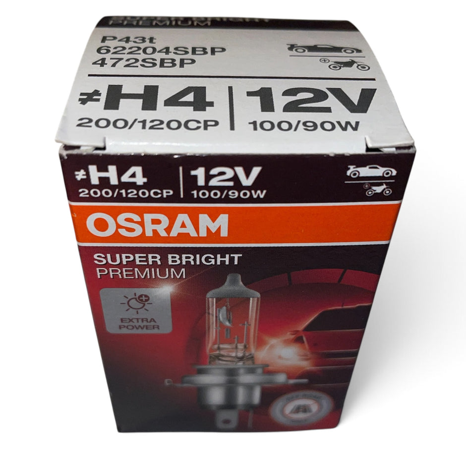 Ring / Osram 12v 100W / 90W H4 Super Bright Off Road Headlamp Spotlamp Bulb X2
