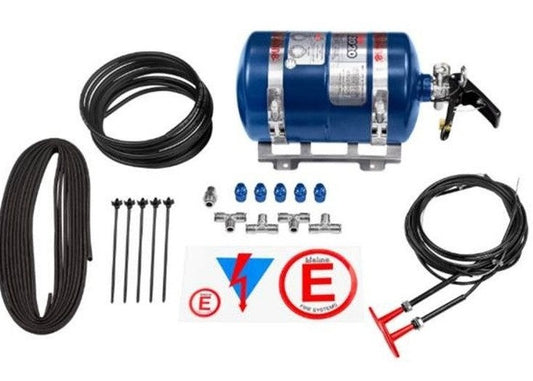 Life Line Rally Pack - Plumbed in Zero 2020 Fire Marshal & 2.4ltr AFFF Hand Held Fire Extinguisher