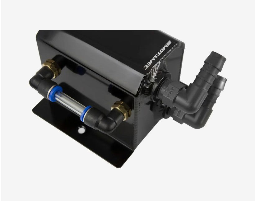Motamec Alloy 0.5L Small Oil Catch Tank Anodized BLACK