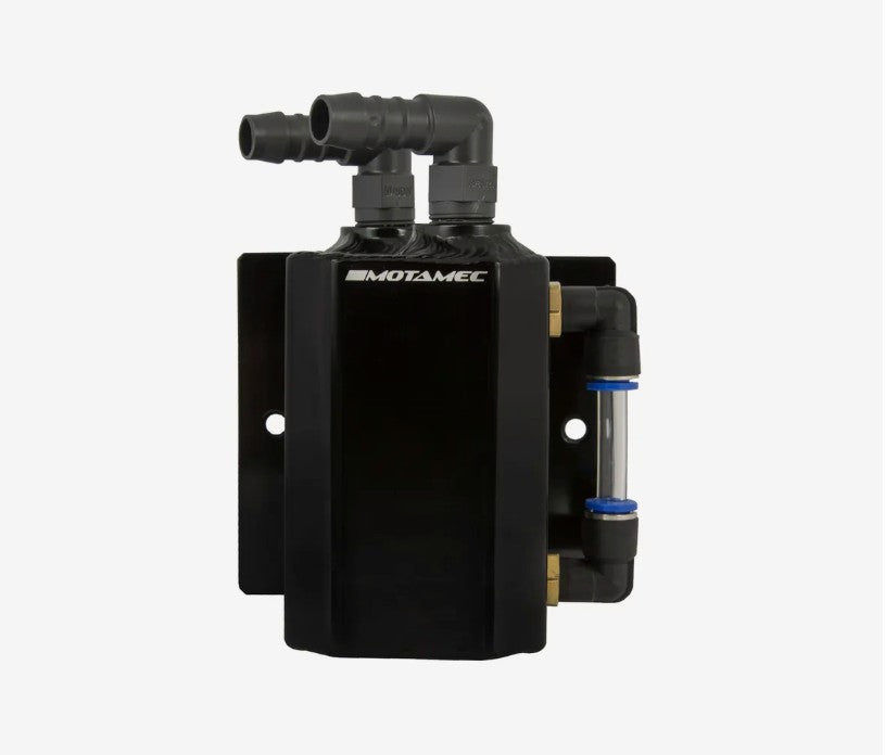 Motamec Alloy 0.5L Small Oil Catch Tank Anodized BLACK