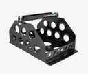 Motamec Std Size Alloy Car Battery Tray Aluminium Box Holder Black Powder Coated