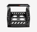 Motamec Std Size Alloy Car Battery Tray Aluminium Box Holder Black Powder Coated