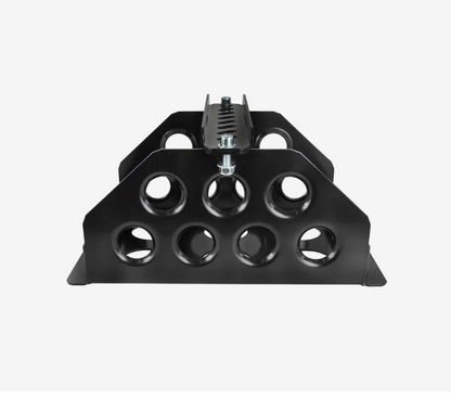 Motamec Std Size Alloy Car Battery Tray Aluminium Box Holder Black Powder Coated