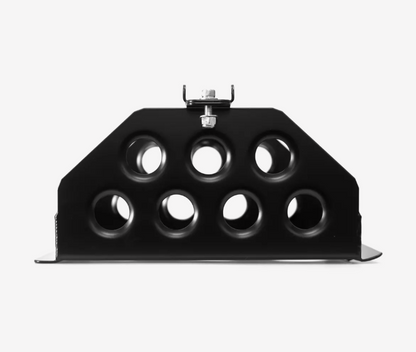 Motamec Std Size Alloy Car Battery Tray Aluminium Box Holder Black Powder Coated