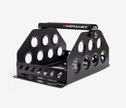 Motamec Std Size Alloy Car Battery Tray Aluminium Box Holder Black Powder Coated