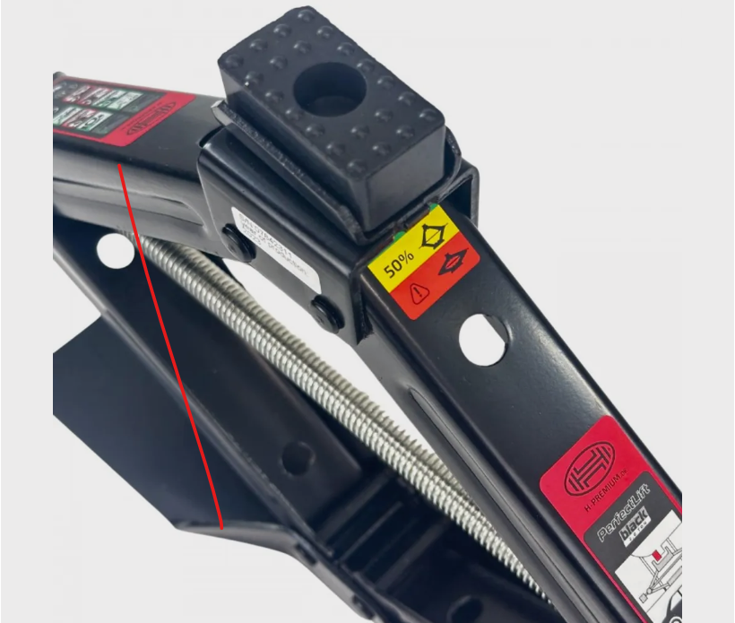 Wide Base Wind Up Scissor Jack Kit 1.5T Black Edition  Approved Rally spec