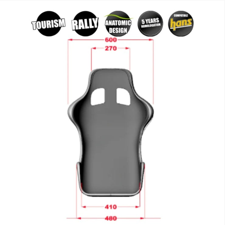Atech Motorsport Target Racing Seat FIA Standard 8855-1999