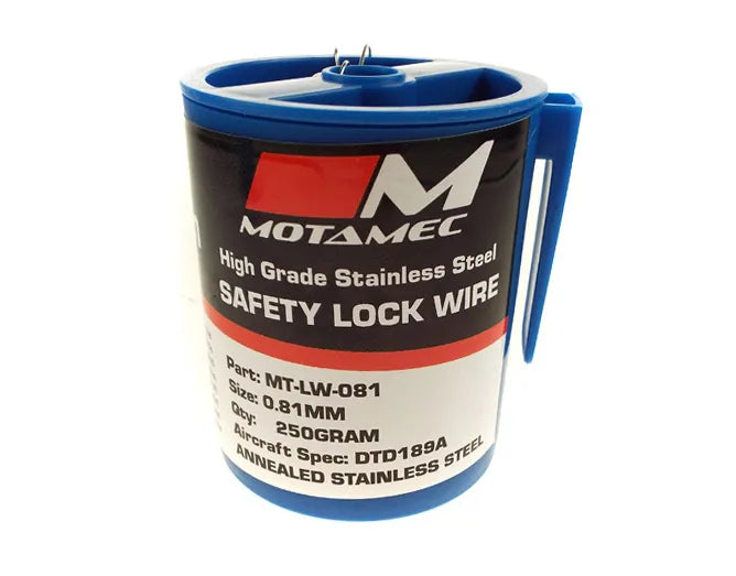 Motorsport 0.81mm Aircraft Spec DTD189 Stainless Steel Safety Lock Wire