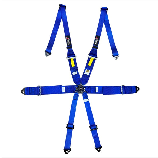 Atech Motorsport Lightweight 6-Point Harness FIA 8853-2016 Hans compatible Alloy adjusters