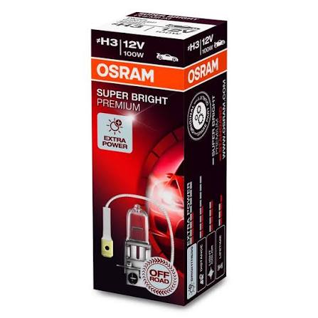 Ring/ Osram 12v 100W H3 Super Bright Off Road Headlamp Spotlamp Bulb X2