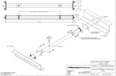 35mm CDS Weld-In Seat Rail Mounting Kit – Single Seat