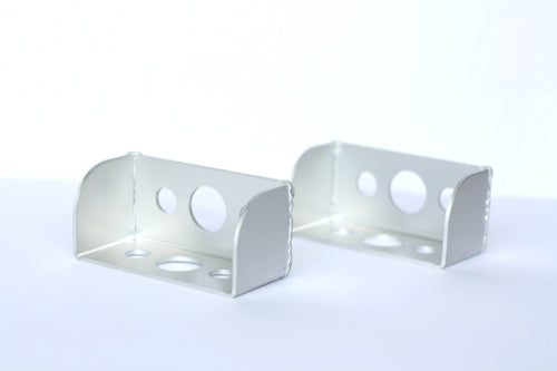 Alloy Mudflap Bracket Aluminium TIG welded Mud Flap Mount Silver