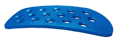 Motorsport Alloy Pedals Extension Plates Set - Aluminium Pedal Pad Kit - BLue