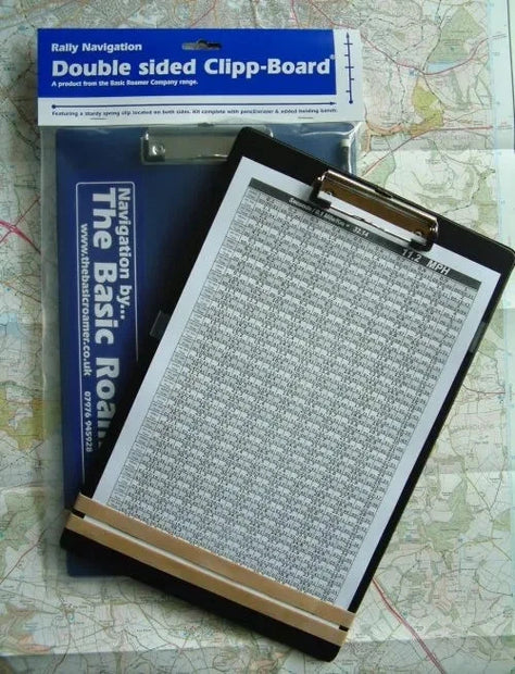 Double-Sided A4 Rally Clipboard for Co-Drivers & Marshals