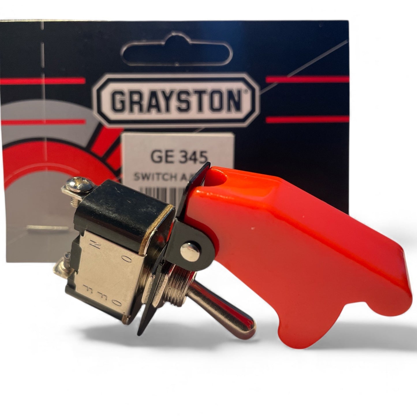 Motorsport Aircraft Style Flip Cover Toggle On / Off 12v 30 Amp Switch