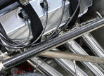 Motamec Carbon Fibre Roll Cage Protector - Roll cage Door Bar Tube Cover